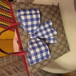 AUTHENTIC GUCCI bow kids tote.